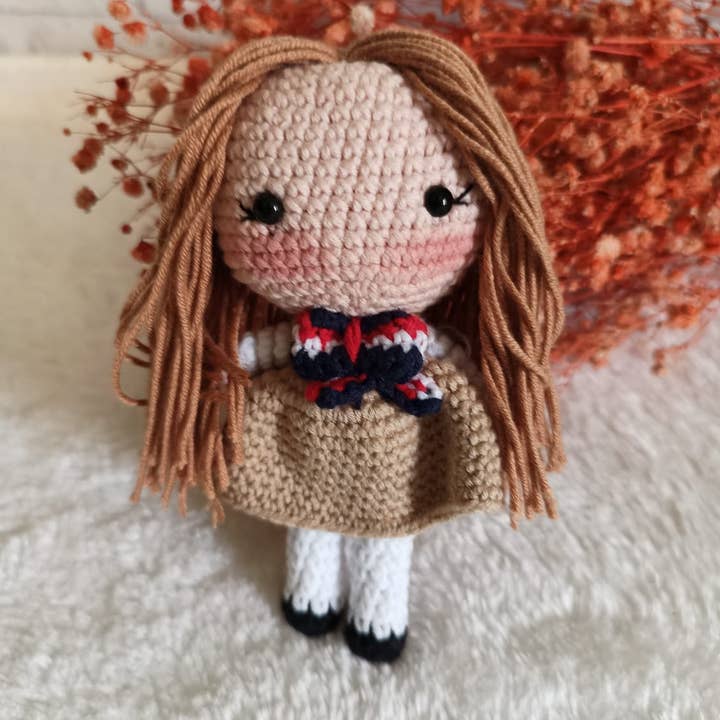 KLABELGIFT - Wholesale Figurine Toy - Kids - Handmade Mini Megan Doll – Cute Amigurumi Collectible Toy
