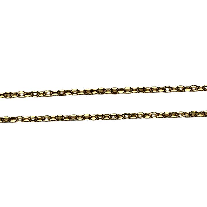 Foliesbijoux – Engroshandel Led/kæde halskæde – 10 sølvfarvede kæder i rustfrit stål (10-0,4) D