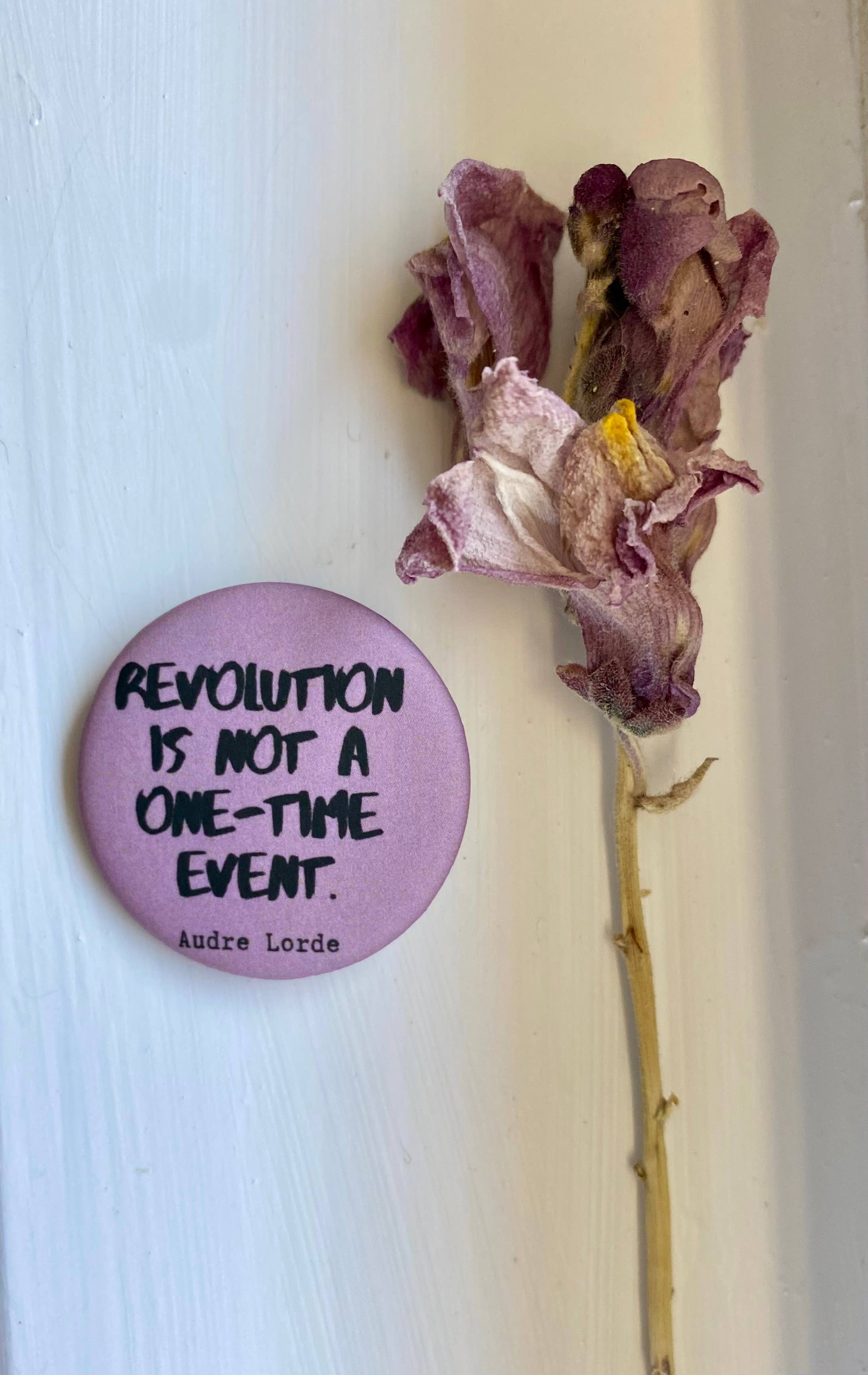 Freethinker Paper Co. - Wholesale Lapel Pin/Button - soft matte eco-friendly activism button pin ~ revolution1