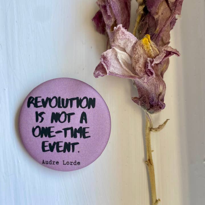 Freethinker Paper Co. - Wholesale Lapel Pin/Button - soft matte eco-friendly activism button pin ~ revolution1