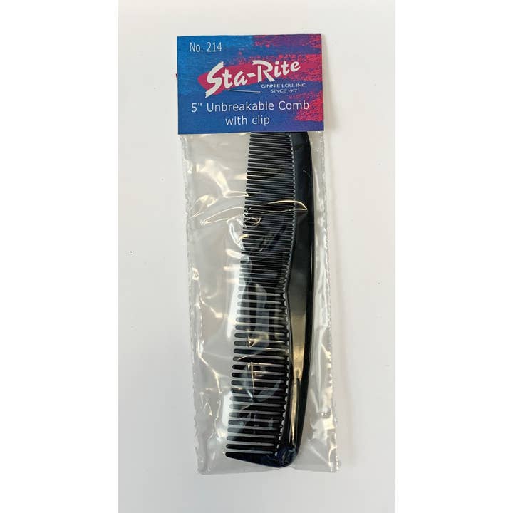 Sta-Rite Ginnie Lou - Wholesale Hair Brush/Comb - Pocket Comb (5")
