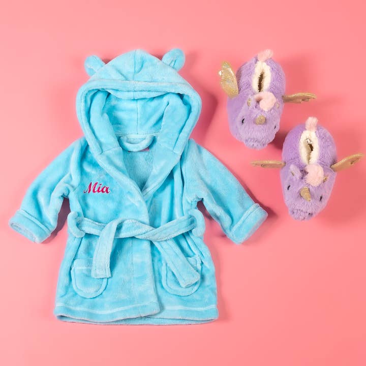 Lulabay Baby Girls Personlig morgenkåbe og enhjørning for engroshandel hos Lulabay