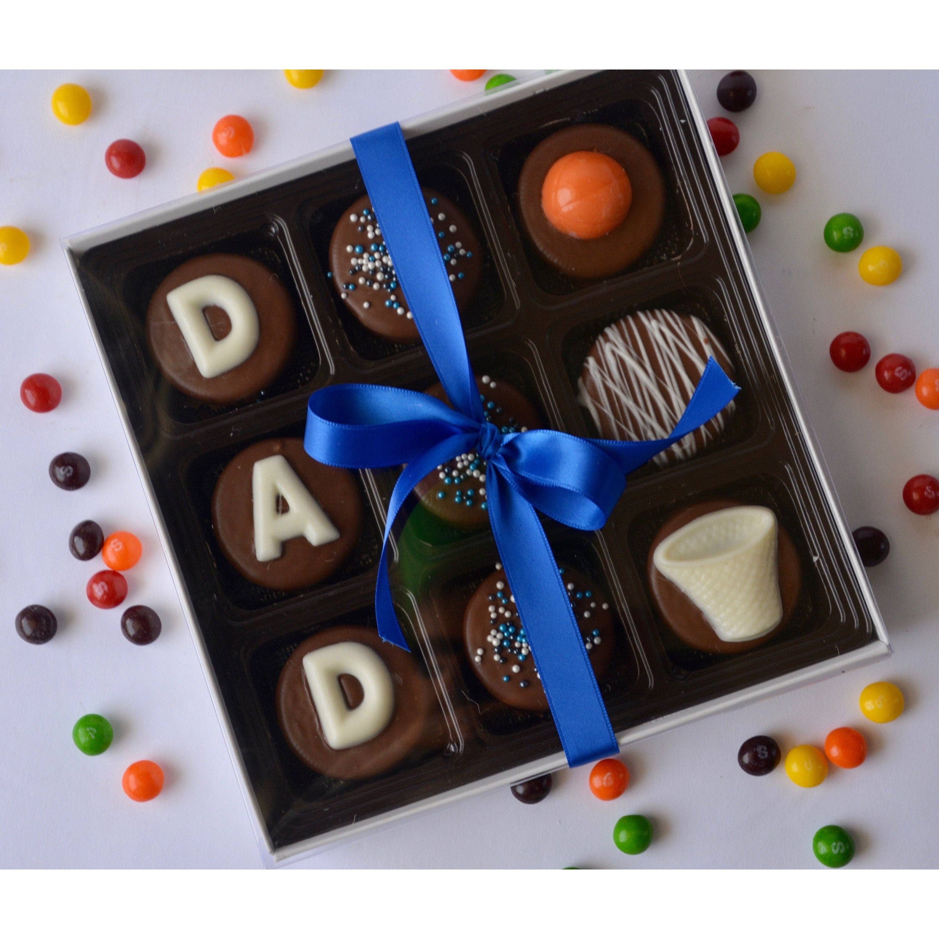 Chocolates Unlimited by Denise - Wholesale Chocolate Box - Father Day Chocolate Covered Oreo Cookies Box (Basketball)1