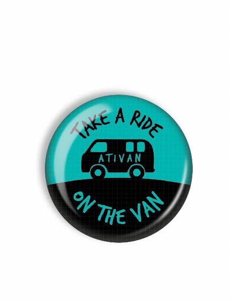 Topper de Dérouleur de Badge - Faites un Tour - Interchangeable pour la vente par Snarkynurses