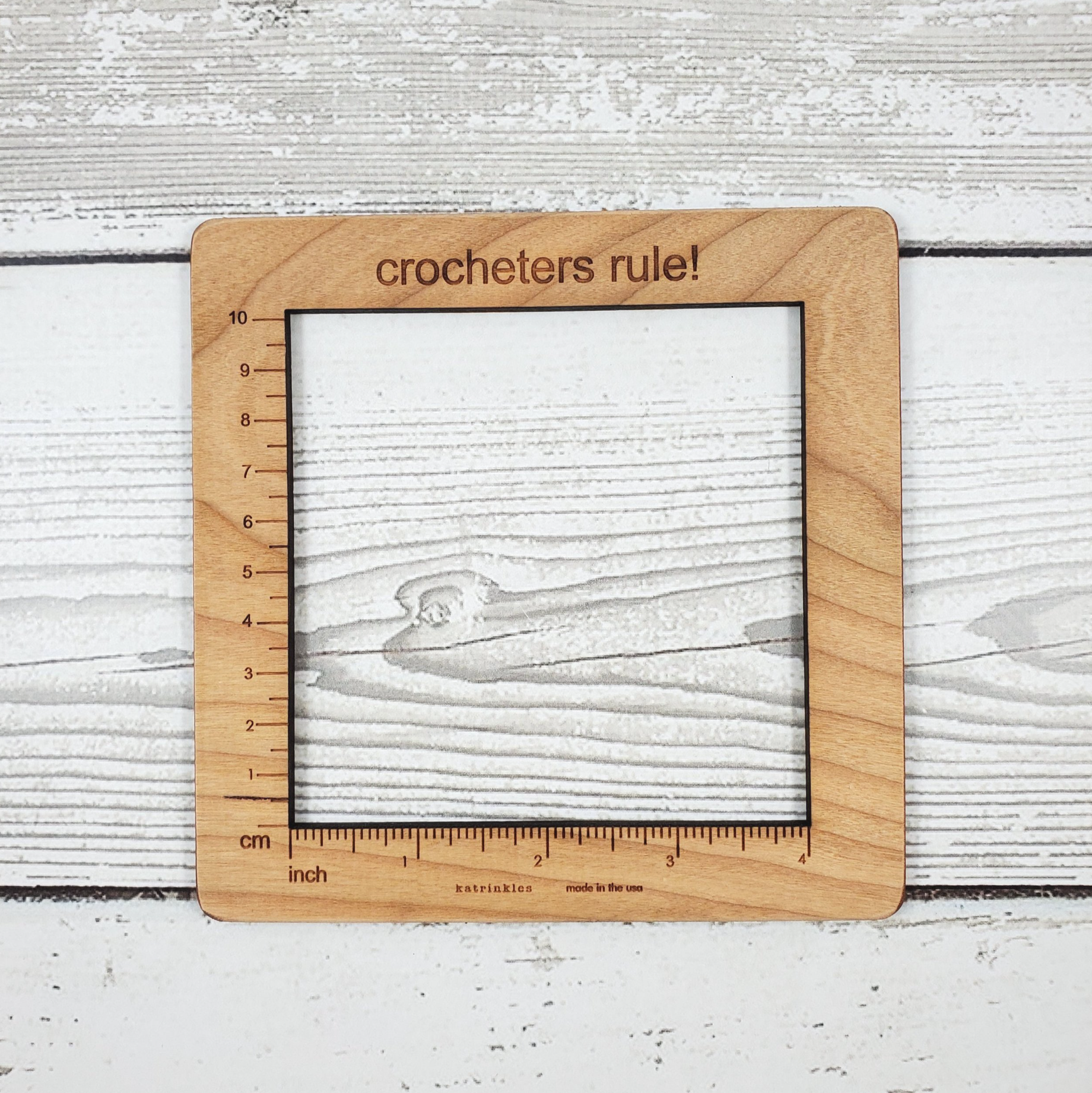 Katrinkles - Wholesale Knitting/Crochet Supplies - Gauge Swatch Ruler7