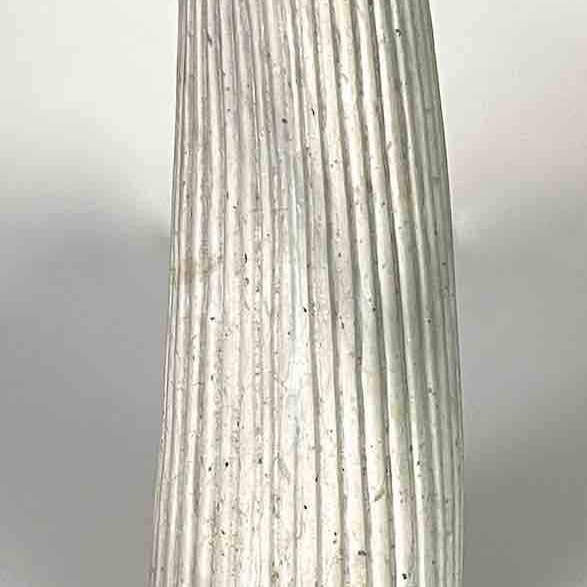 Hand-Carved Soapstone Vietnamese White Contemporary Vase for wholesale by The Niger Bend