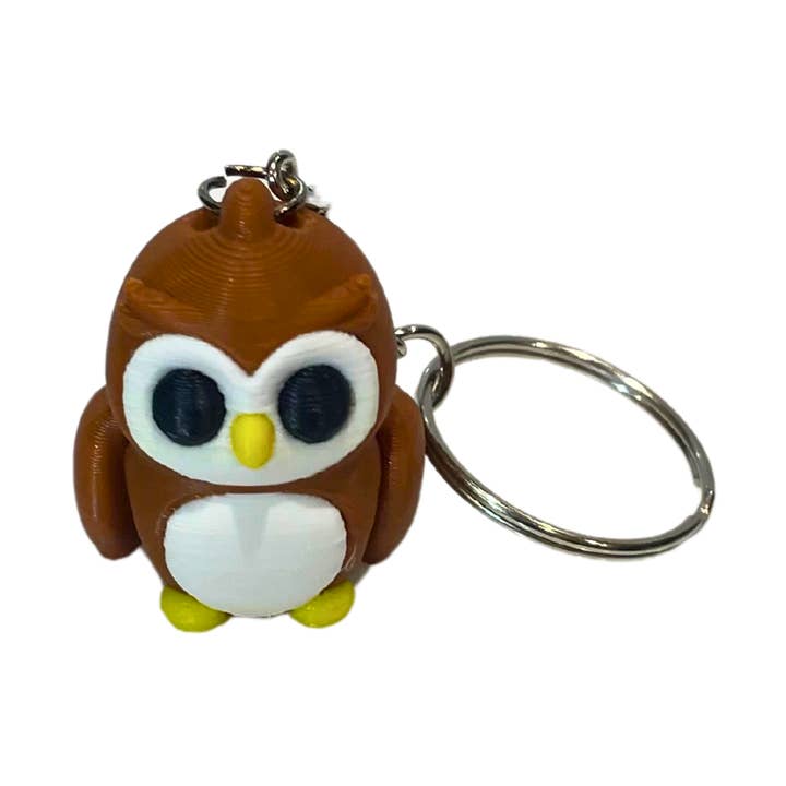 Llavero con diseño de búho para venta al por mayor de Dans Fidget Foundry