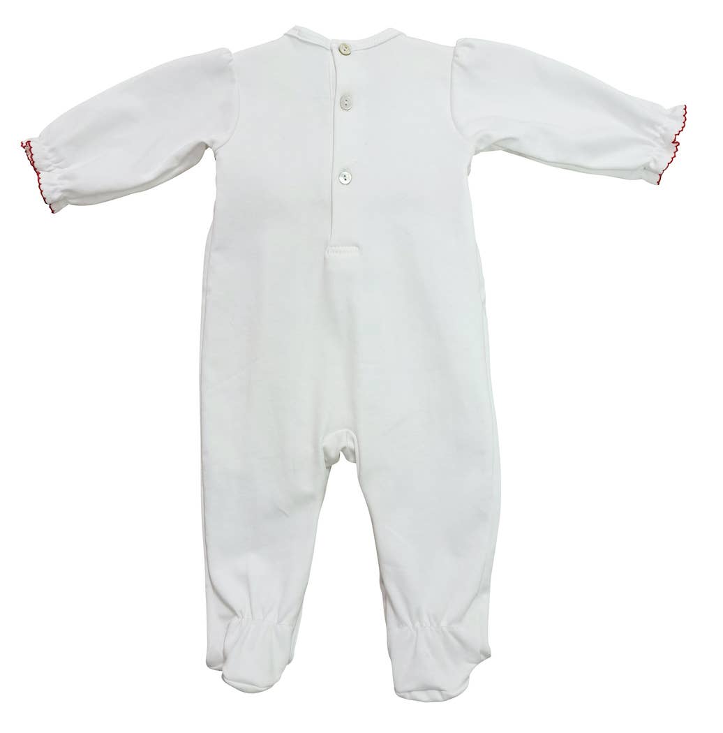 Baby Threads - Vendita all'ingrosso Tutina (con piedini) - Neonati - Calzettone da bambina con scritta «Christmas Reindeer»1