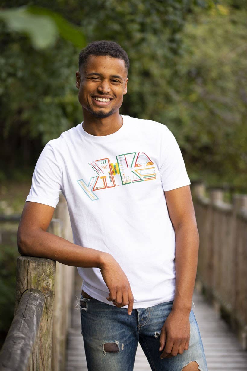 KY-KAS - Wholesale Screen Printed T-Shirt - Men's - Men's organic cotton t-shirt in ky-kas color