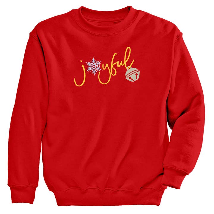 Joyful Women’s Christmas Sweatshirt for wholesale by Morning Sun