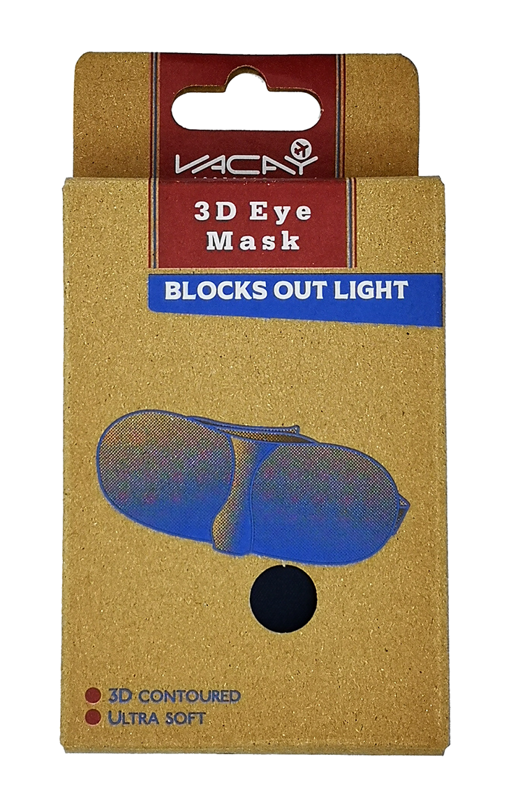 Max-Link Solutions Ltd – wholesale Sleep/eye mask – VACAY 3D Travel Eye Mask, Sleeping Eye Cover6