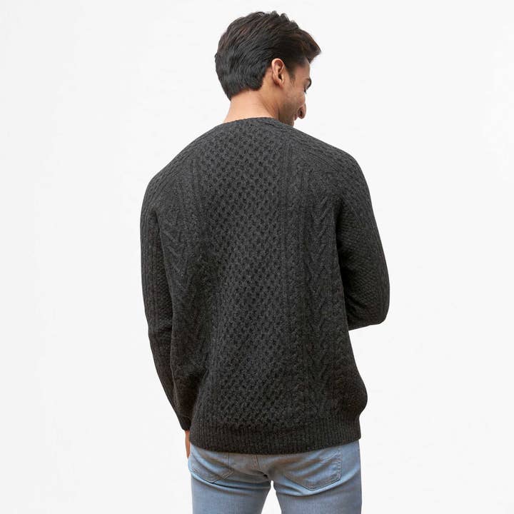 Oliver Charles - Wholesale Knit Sweater - Women's - 100% Yak Wool Cable Knit3