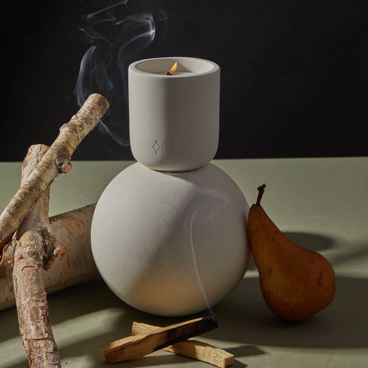 DEHV Candle Co. – wholesale Burkljus – WOODLAND Betongljus