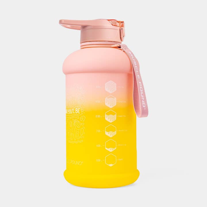 Half Gallon 75 Oz - Gradient Yellow for wholesale by MUSCLE POUND