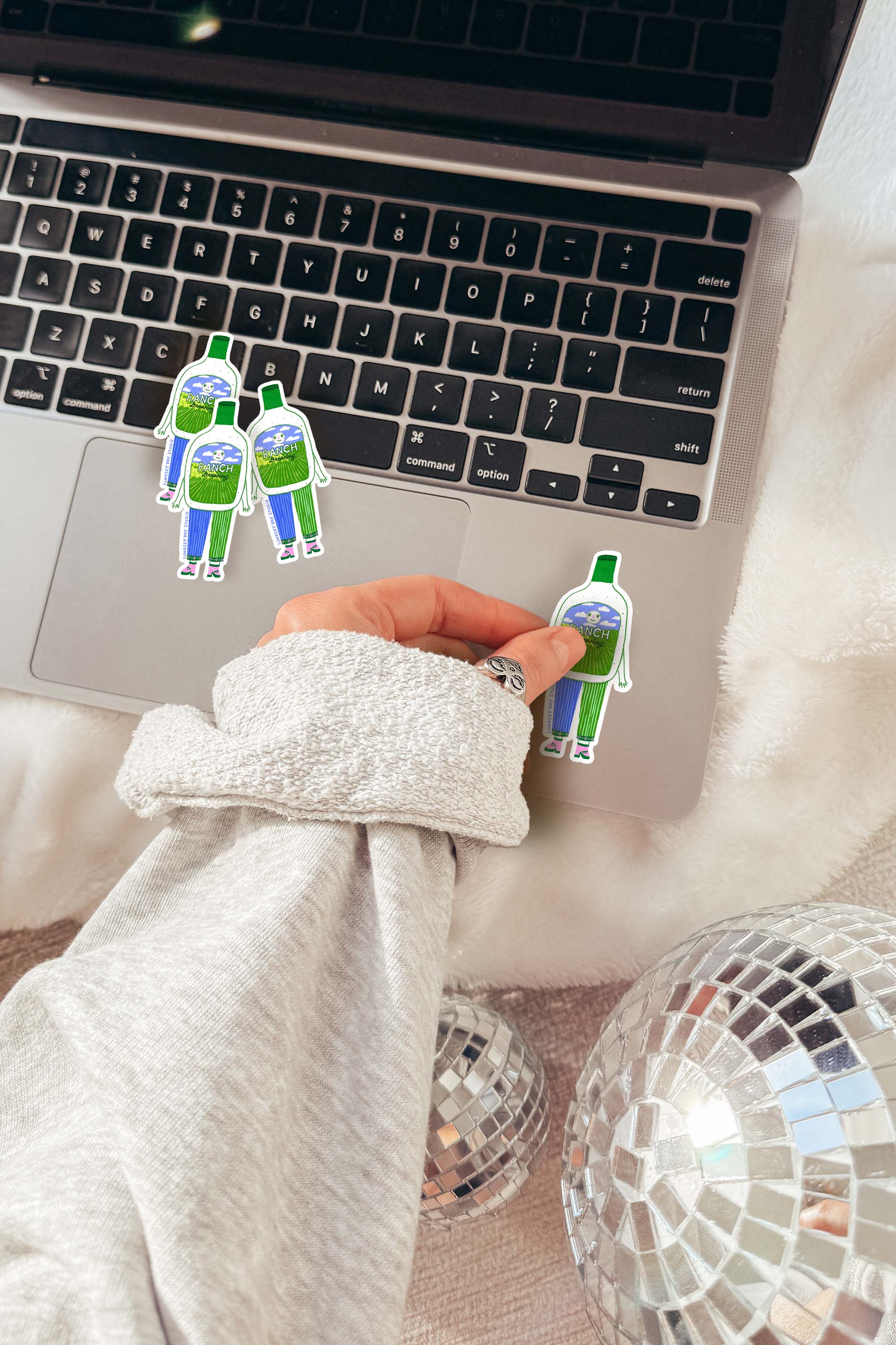 Lindsey Day Studio - Vente Autocollant - Autocollant Blanche the Ranch, Autocollant Drôle, Autocollant Alimentaire5