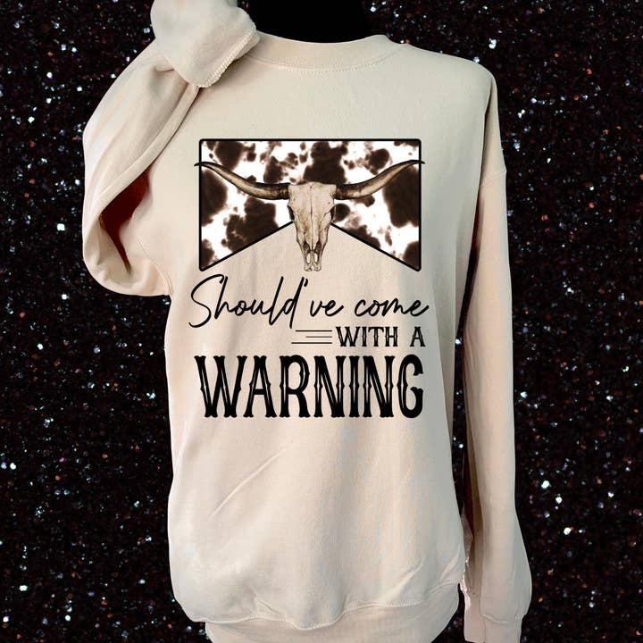 Aurait dû venir avec un avertissement sweat-shirt/t-shirt pour la vente par StricklandDesignCo