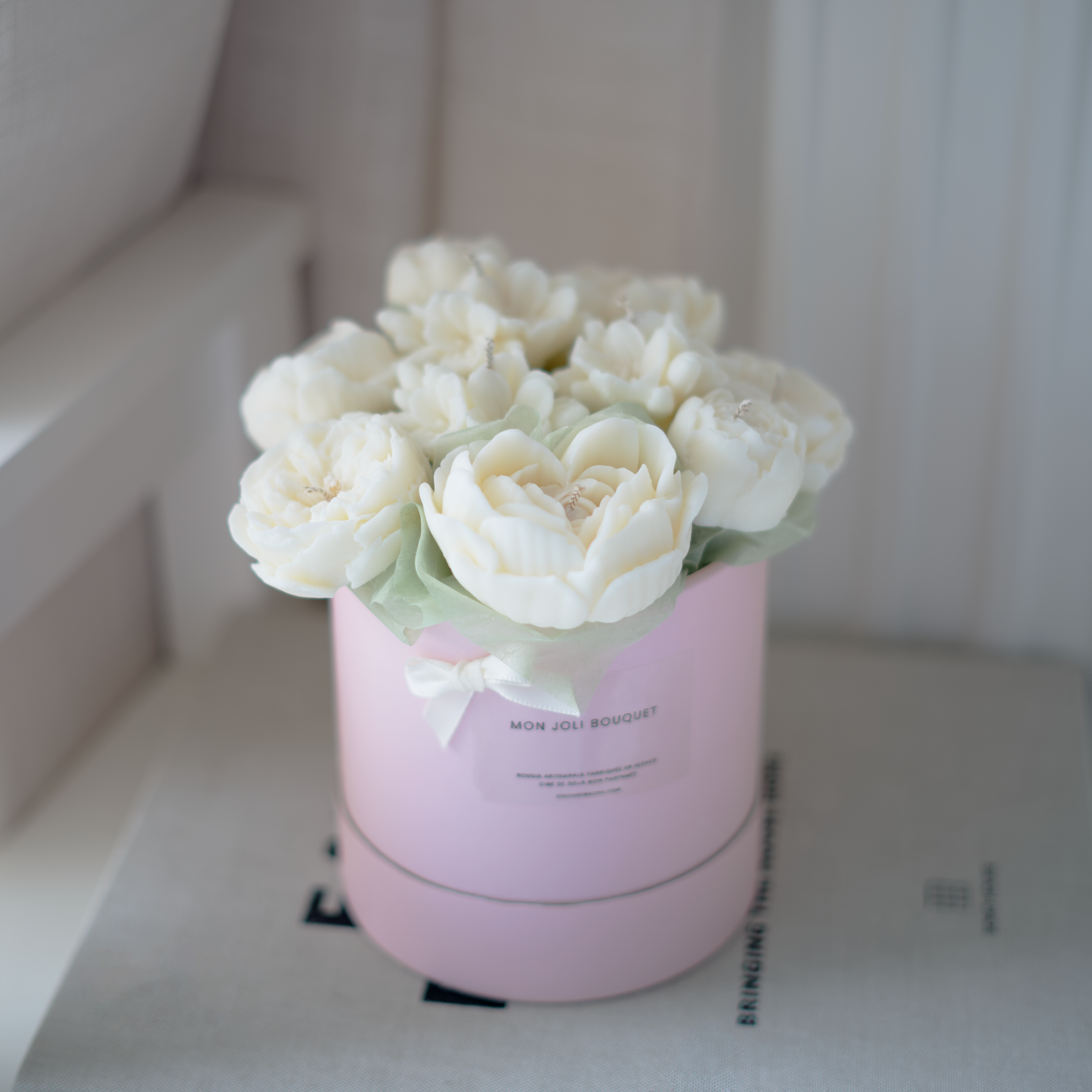 Studio Firaora - Wholesale Artificial Flowers - MY PRETTY BOUQUET of Love - Soy wax1