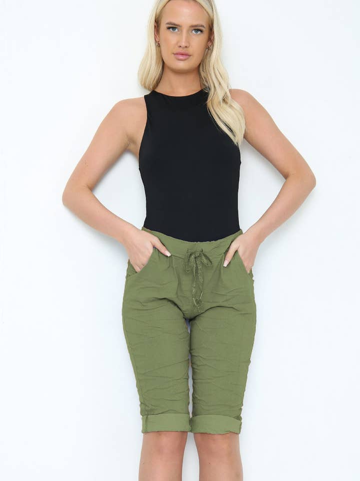 Misstreat - Wholesale Shorts - Women's - 3/4 MAGIC PEDAL PUSHERS