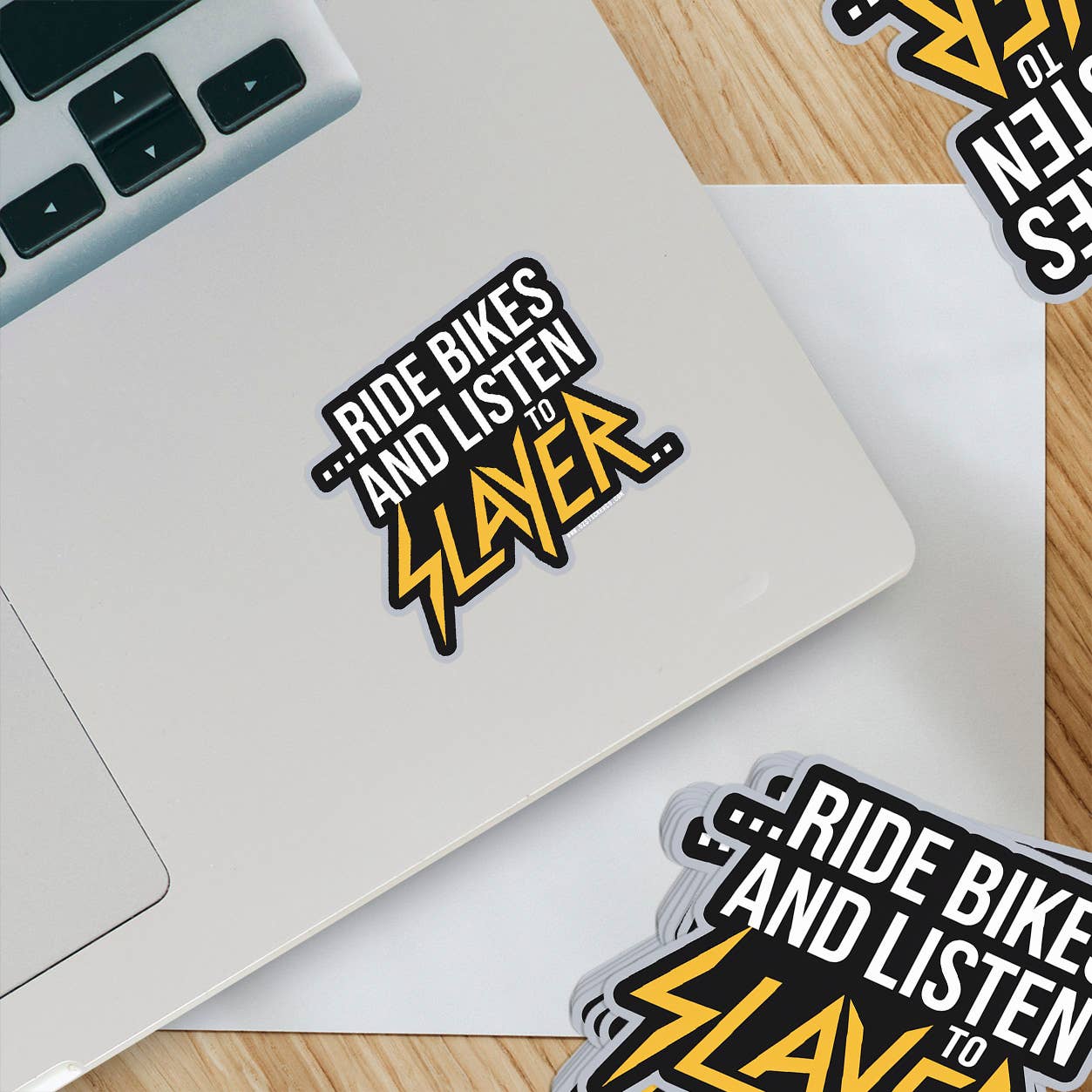 Ozark Sticker Company - Wholesale Sticker - Ride Bikes and Listen to Slayer Sticker 2
