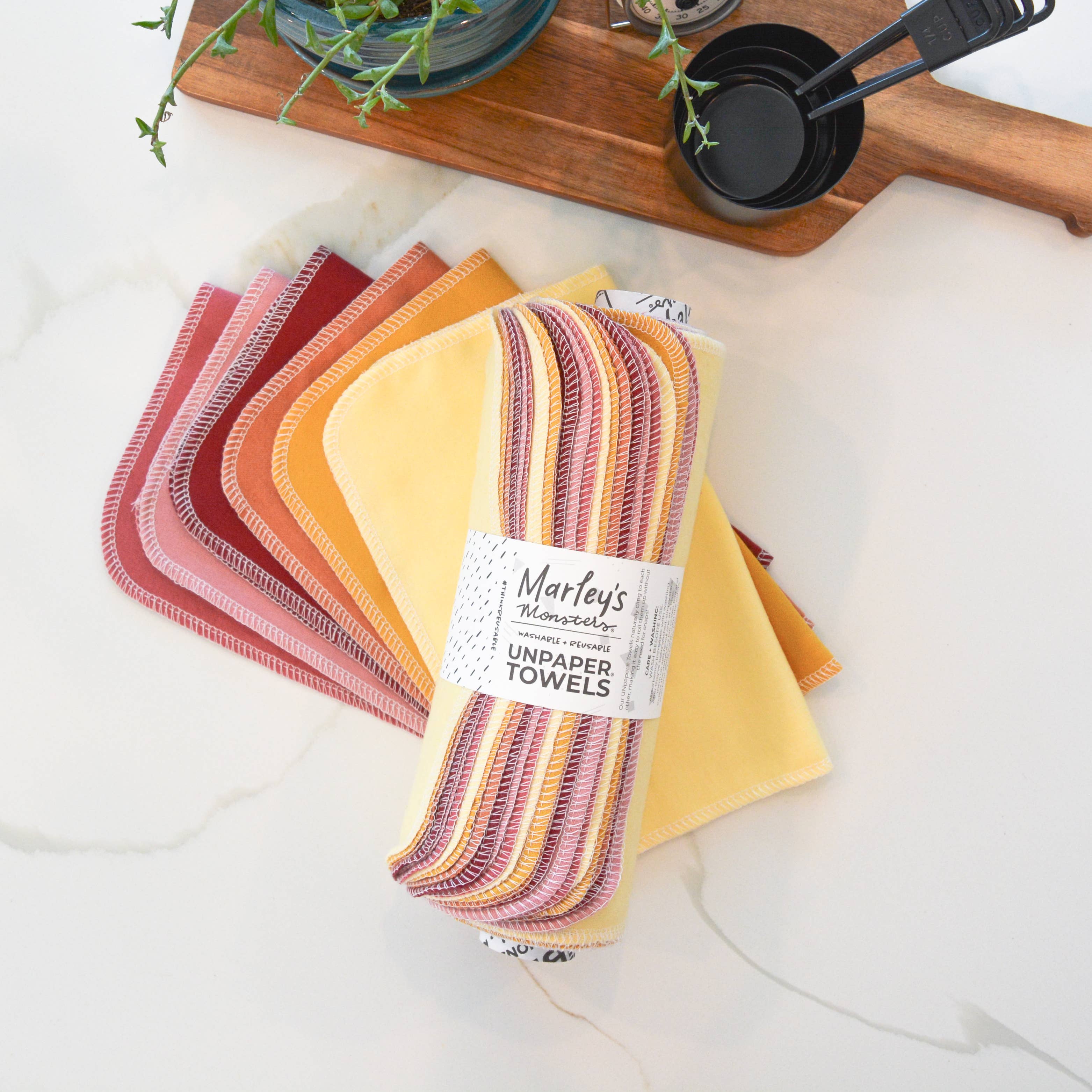 Marley's Monsters – wholesale Paper towels – Stockist Bundle Set of 6 rolls UNpaper® Towels: Spec. Colors12