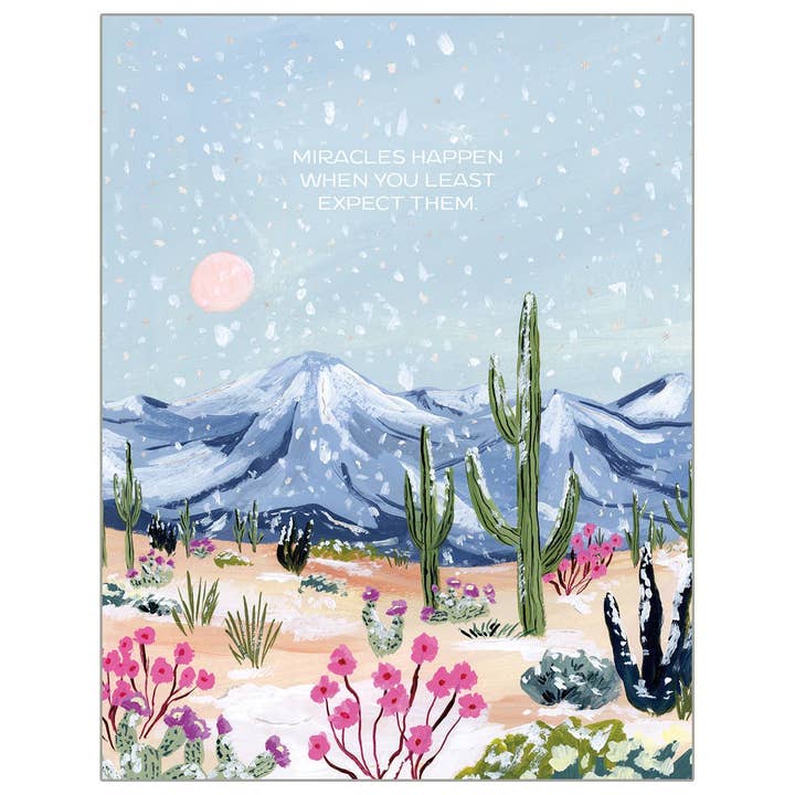 Nighttime Desert - Faith Encouragement Card for wholesale by Legacy