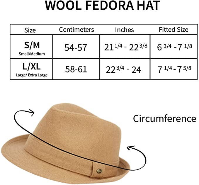 Funky Junque - Wholesale Fedora - Men's - Men's Wool Fedora - Black4