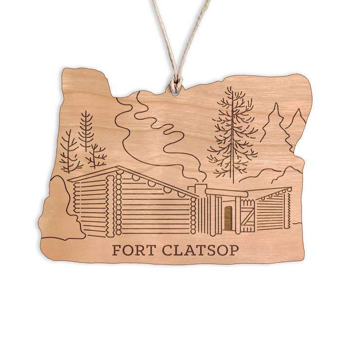 Forever Northwest - Wholesale Ornament - Fort Clatsop Oregon Christmas Ornament0