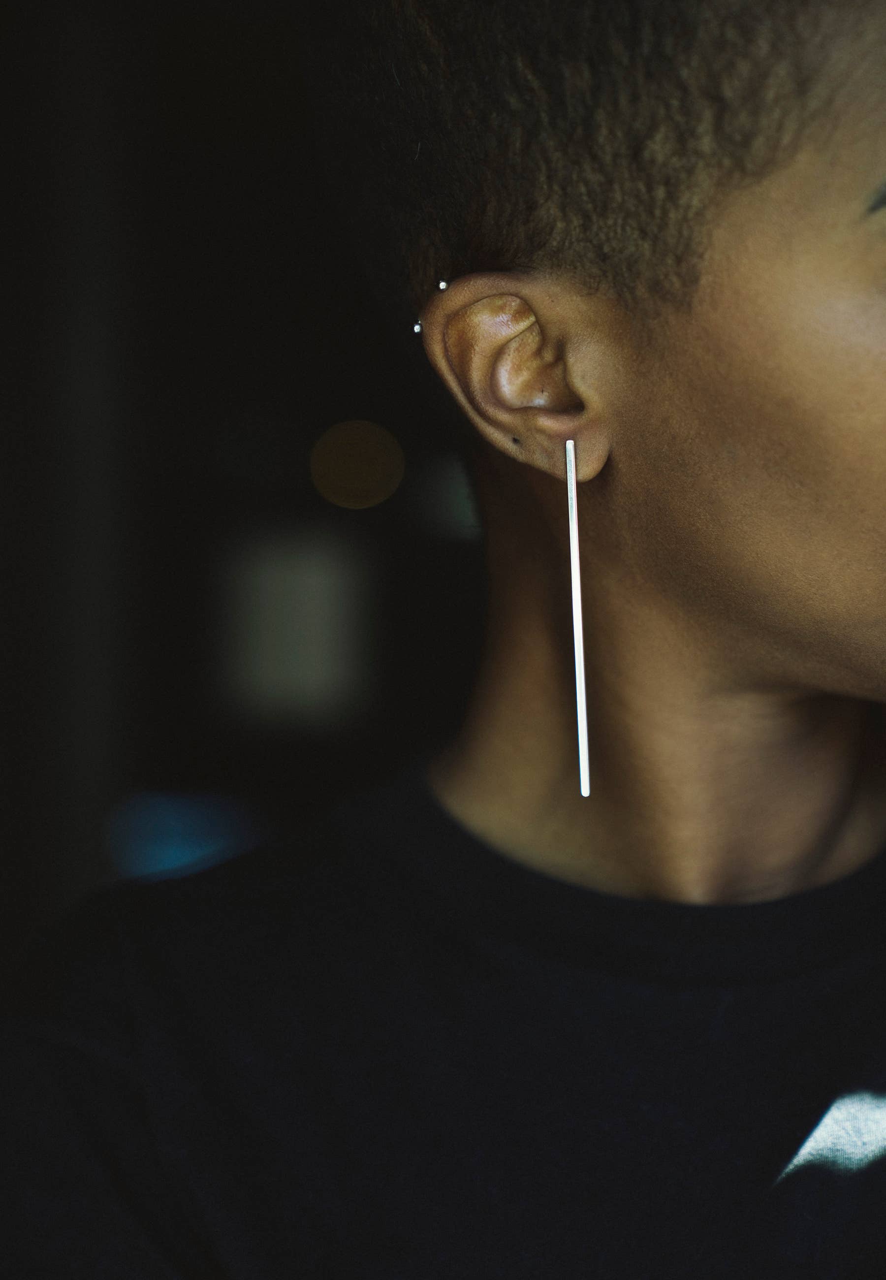 CHO - Wholesale Single Earring - Long Bar Single Earring2