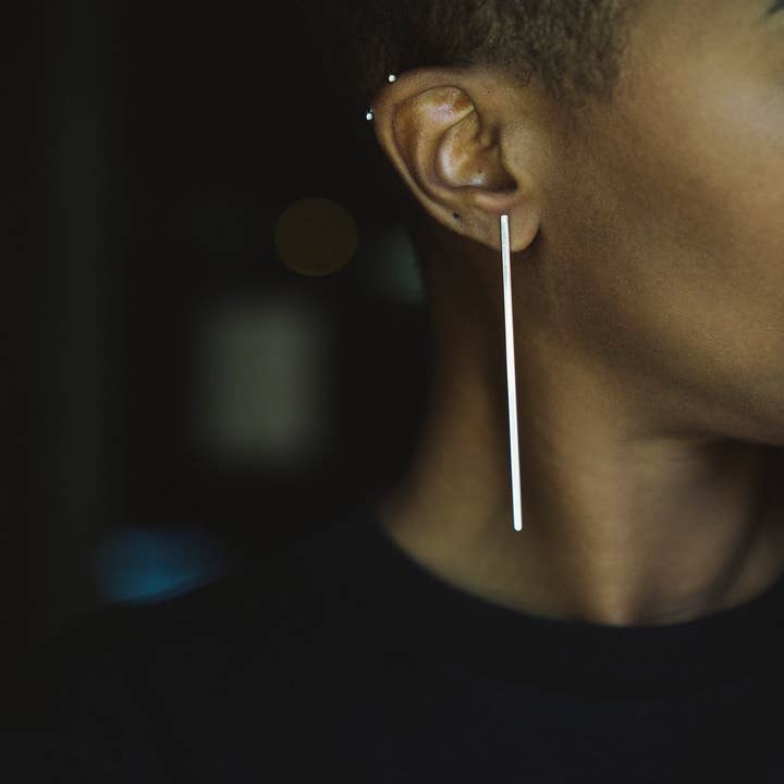 CHO - Wholesale Single Earring - Long Bar Single Earring2