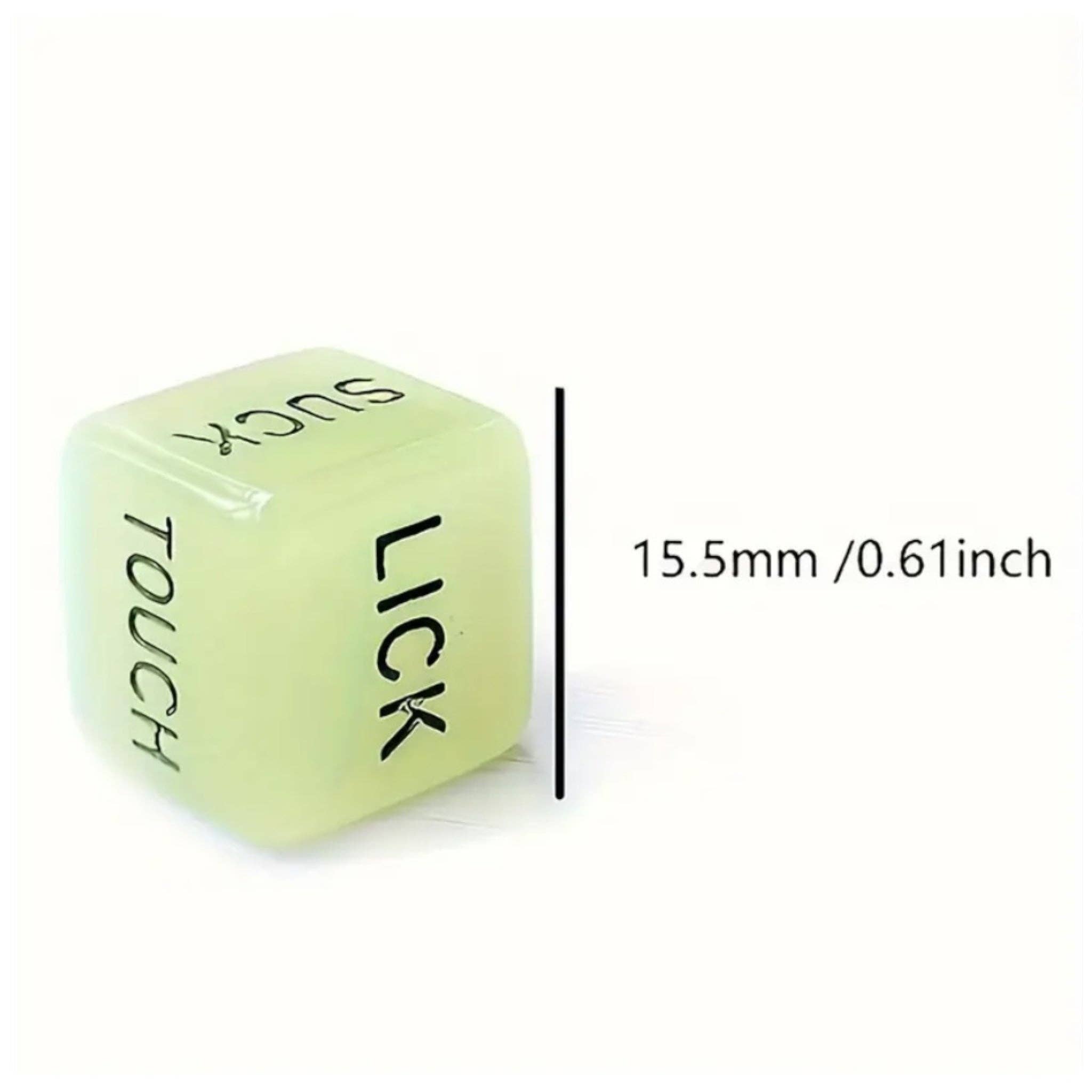 Kinky Pleasure - Vente Dé - Kinky Pleasure - T193 - Dés Érotiques Avec Texte - 2 Pièces - Brille Dans Le Noir2