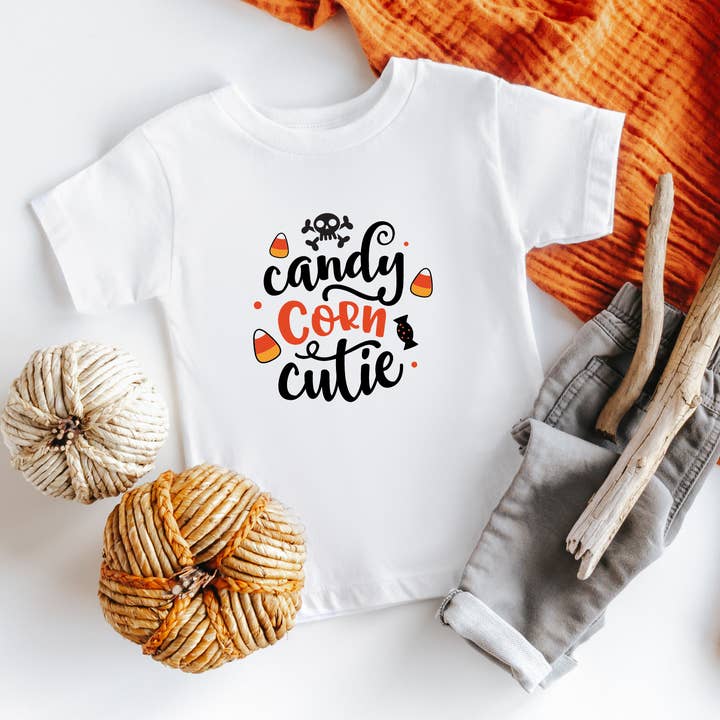 Chemise Candy Corn Cutie pour enfant pour la vente par Petite Star Rising