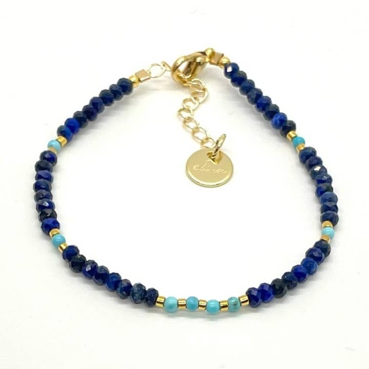 Blue & Turquosie Bracelet for wholesale by Eli m London