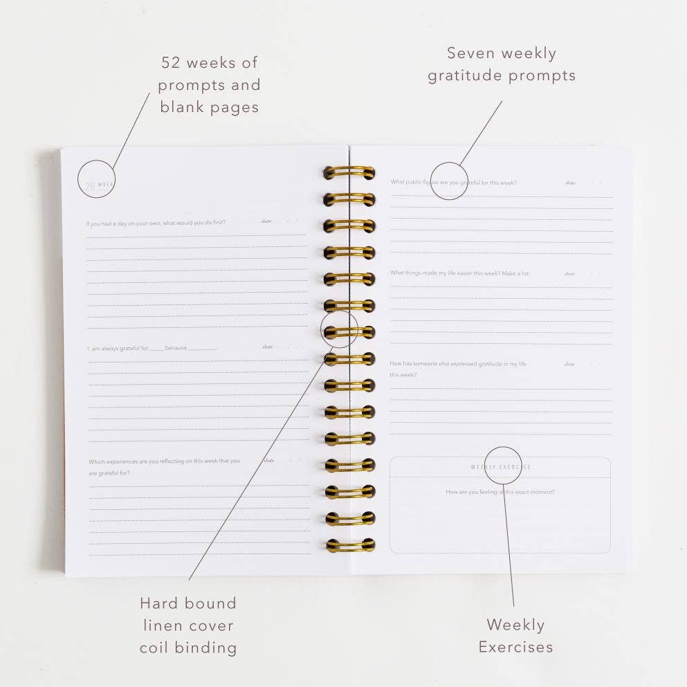 Promptly Journals - Wholesale Dagboek/agenda - Mijn dankbaarheidsdagboek: Een jaar van dankbaarheid schrijfwaren4