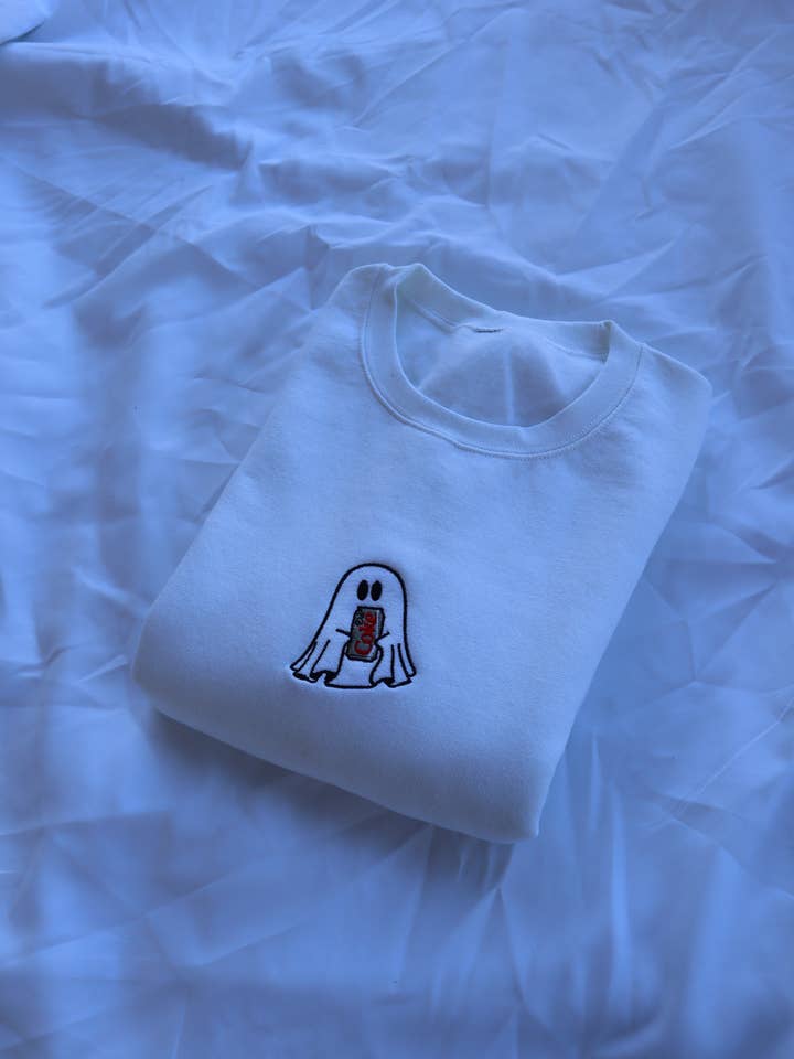 Ghost Diet Soda, Long Sleeve, Classic Fit, Unisex Adult, Hoodie or Crew Neck Sweatshirt for wholesale by UNMATCHED