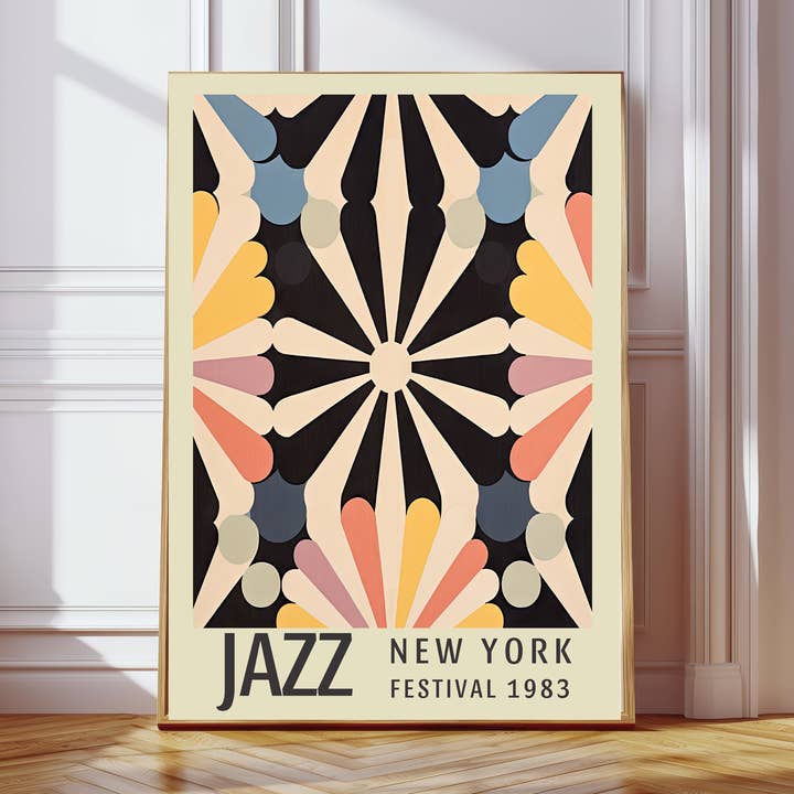 Jazz New York Kunstdruck für den Großhandel von Kumo Art Prints
