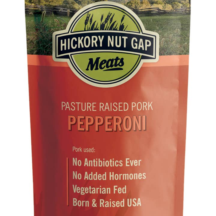 Hickory Nut Gap Pepperoni 6oz (Case of 12) for wholesale by Hickory Nut Gap