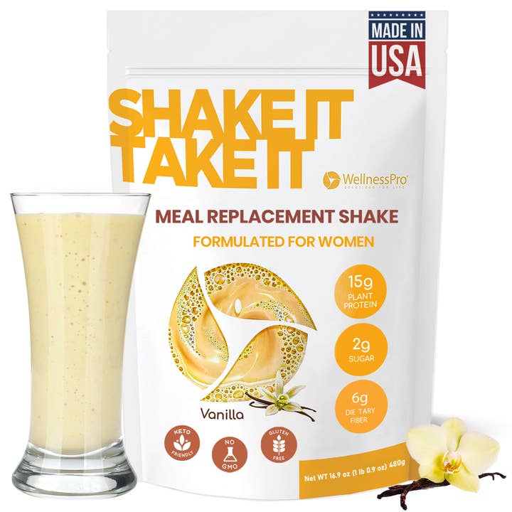 HARMONIFY - Wholesale Protein/Superfood Powder - HARMONIFY Weight Loss Shakes for Women with Vanilla Flavor, Keto & Fat Burner, 16,9 Oz