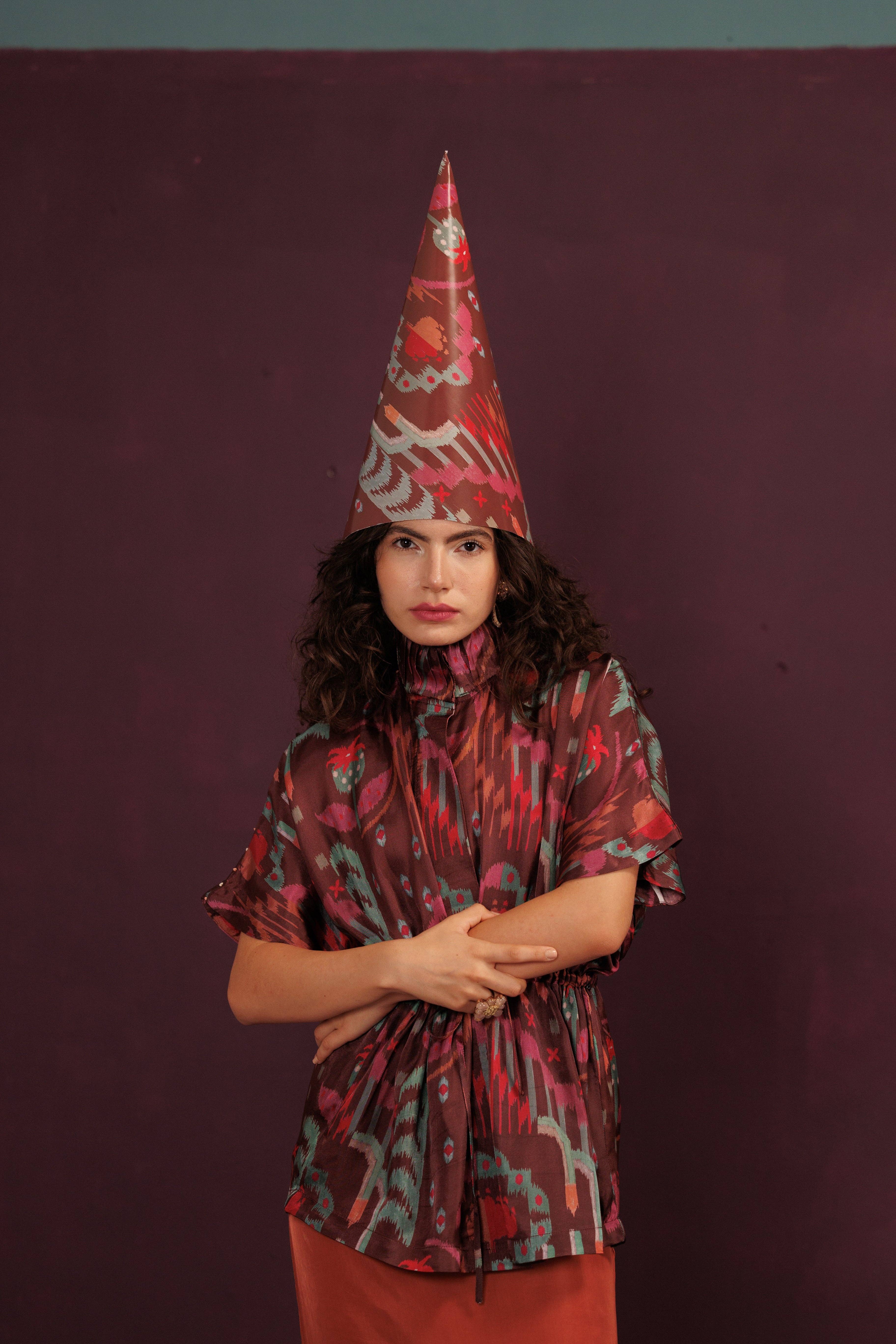 Maison Qala - Wholesale Top & Skirt Set - Women's - Poppies at Dusk Set4