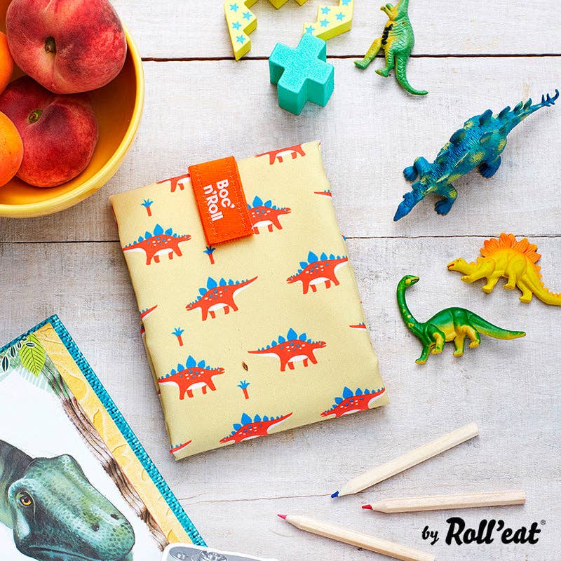 Brotzeit - Wholesale Zakje/kleedje voor voedsel - Roll'eat Boc`n`Roll ANIMALS Collection Sandwich Wrap wasbare snackzak broodzak18