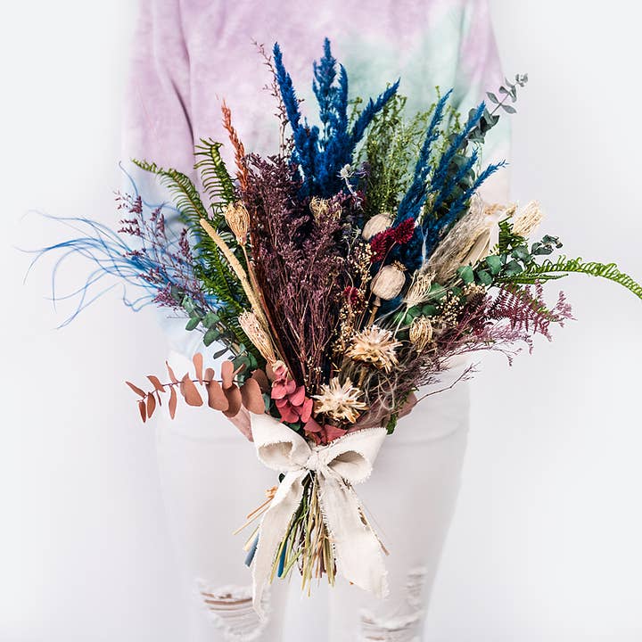 Zodiac Bouquet - Taurus - Dried Flower Bouquet for wholesale by Seed Floral