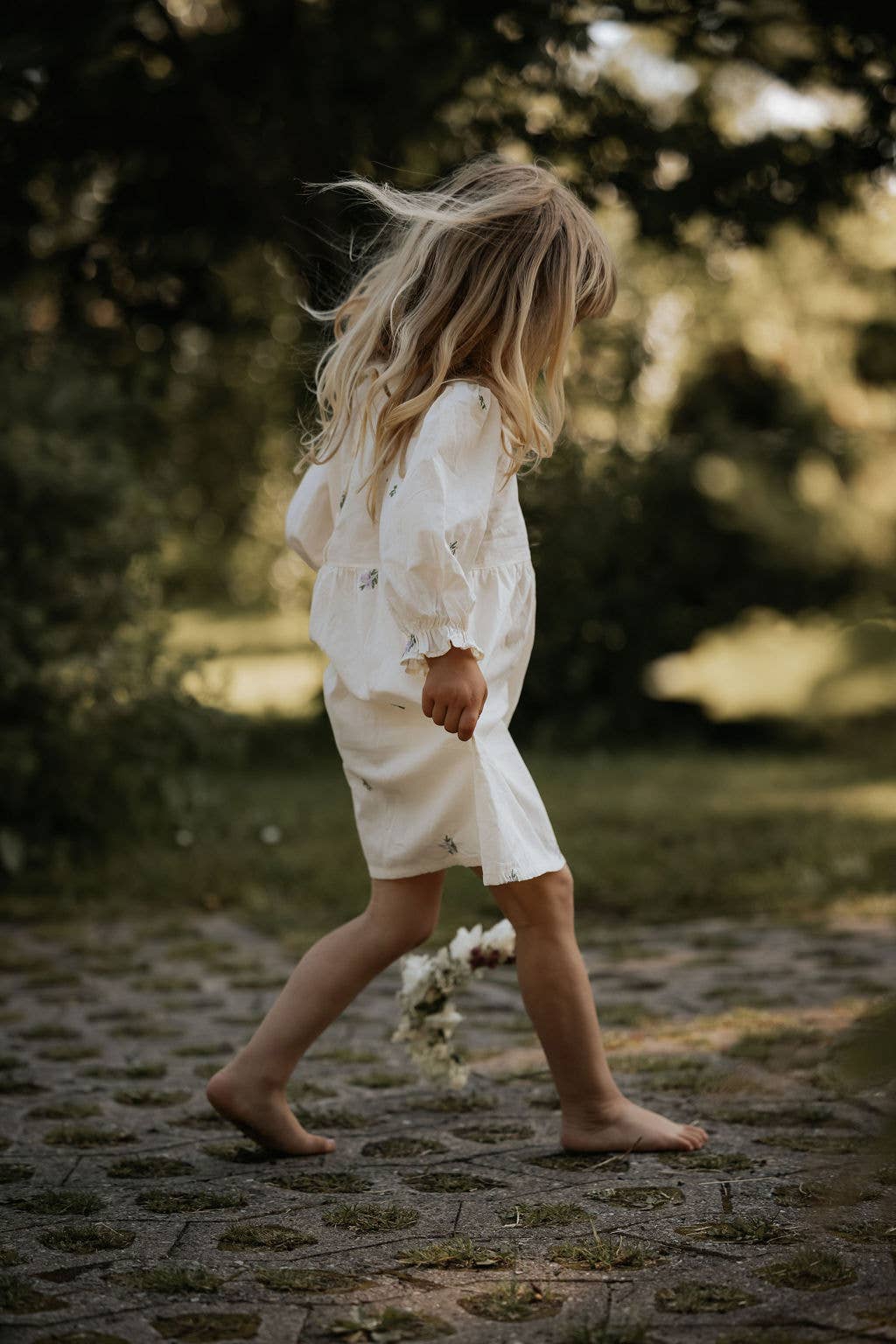 Annie & Charles – wholesale Dress – Baby – Annie&Charles® Baby Bloomer/dress with collar SPRING FLOWERS12