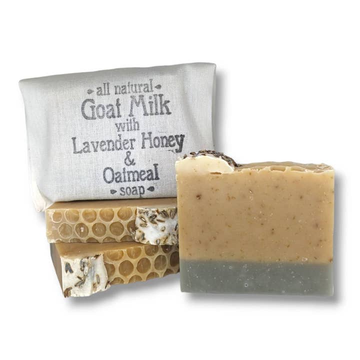 humblelove - Wholesale Bar Soap - Bar Soap - Goat Milk with Lavender, Honey, & Oatmeal