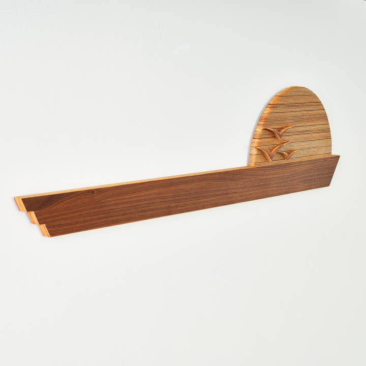 Relic Modern™ | Furniture & Objects - Wholesale Wall Accent - Sun & Birds Wall Hanging in Walnut and Baltic birch2