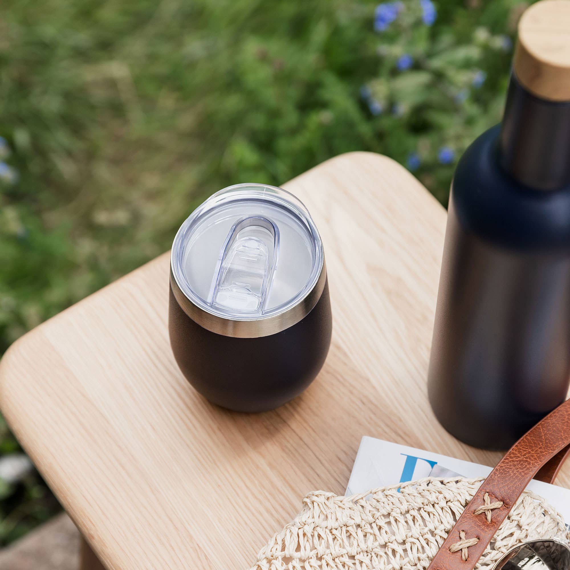 UBERSTAR – wholesale Insulated mug/tumbler – Insulated Travel Wine Tumbler with Lid 350ml (12oz)8