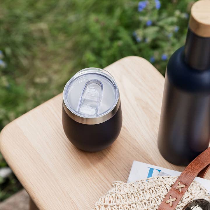 UBERSTAR - Wholesale Insulated mug/tumbler - Insulated Travel Wine Tumbler with Lid 350ml (12oz)8