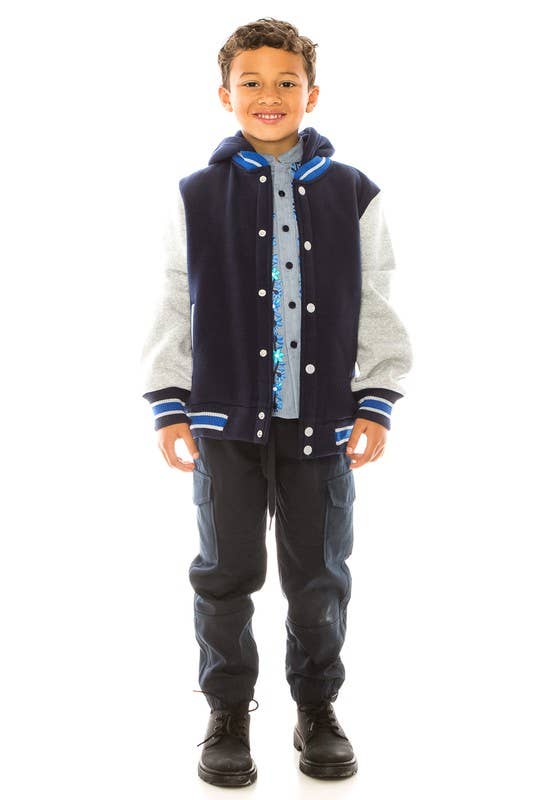 Unik – wholesale Varsity- och baseballjackor – Dam – Enfärgade Varsity Fleece Huvtröjor S-XL13