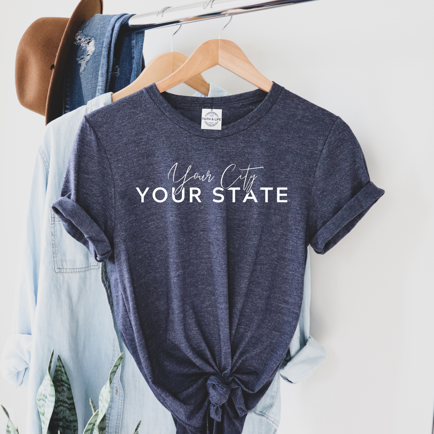 Custom Shop Name or Text Personalized Boutique Logo T-Shirt for wholesale on Faire11