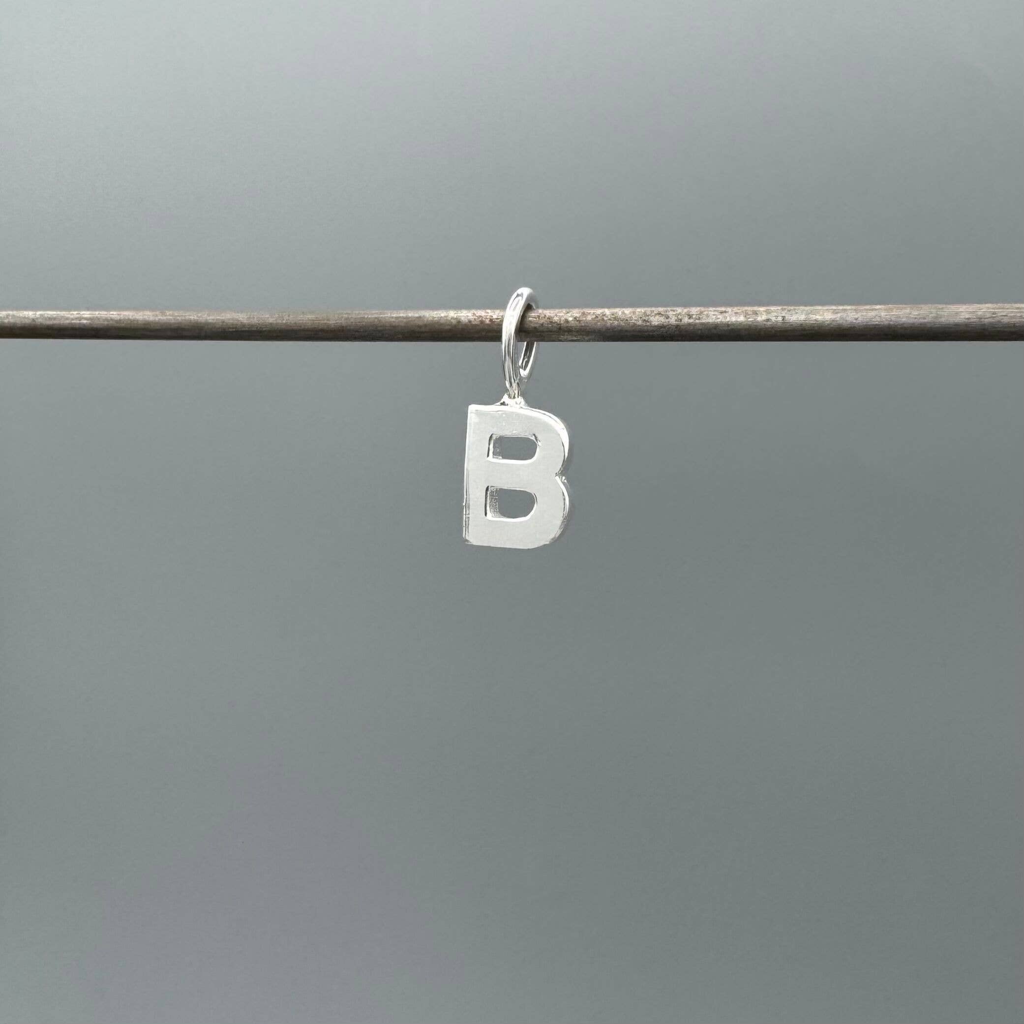 Something Silver - Wholesale Individual Charm/Pendant - Perfect Little Block Letter Initial Charm28