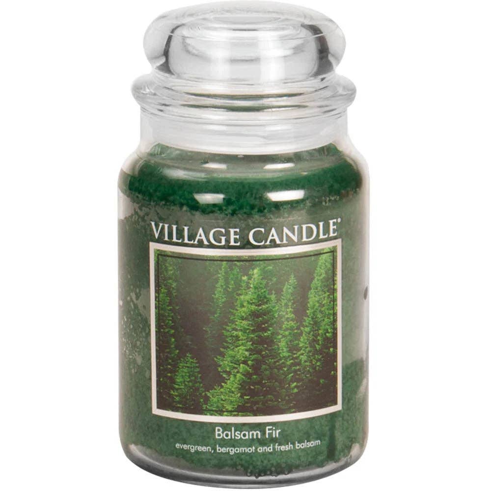 Beauty Goddess – wholesale Jar/filled candle – Village Candle - Balsam Fir - Large Glass Dome0