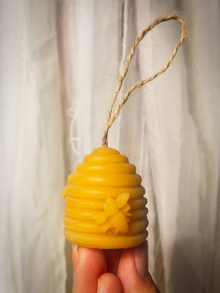 Beehive Beeswax Ornament for wholesale by Evermore Adornments